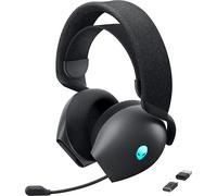 Alienware Auriculares Gaming Inalámbricos Tri-Mode - Dolby Atmos, Doble Micrófono IA, 30H de Batería, Controles Táctiles, Triple Conectividad, AlienFX RGB- Dark Side of The Moon