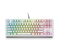 Alienware AW420K Teclado Gaming sin Teclado Numérico, Diseño Compacto, Switches CHERRY MX Red, USB, Anti-Ghosting, N-Key Rollover, Retroiluminación AlienFX RGB, Teclado Español - Lunar Light