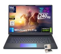 Alienware Laptop para juegos 16 Area 51, NVIDIA RTX 5080 16GB GDDR7, Intel Ultra 9 275HX, pantalla QHD+ 240Hz 500 nit, Win11 Pro, AlienFX RGB KB, unidad de DVD externa (64 GB DDR5 | SSD de 8 TB)