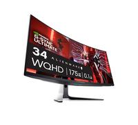 Alienware Monitor Curvo para Juegos 34.18 Pulgadas 3440 x 1440 Píxeles 175 Hz 1800R Gris A Gris Real 0.1 Ms 1 Millón:1 1.07 Mil Millones de Colores Luz Lunar