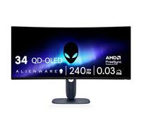Alienware Monitor curvo para juegos QD-OLED de 34 240 Hz - AW3425DW - 86.9 cm WQHD (3440 x 1440) 240Hz 0.03ms, curva 1800R, AMD FreeSync Premium Pro, VESA AdaptiveSync, VESA DisplayHDR TrueBlack 400