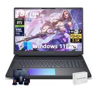 Alienware Ordenador portátil para juegos Area-51 de 18 pulgadas - GeForce RTX 5080-16GB GDDR7-18 pulgadas QHD+ 300Hz - Intel Ultra 9 275HX - Iluminación RGB AlienFX - Refrigeración de ventilador