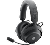 Alienware Pro Auriculares Gaming Inalámbricos - Diafragmas de 50 mm Revestidos de Grafeno, ANC Híbrida, Doble Micrófono IA, Batería de 75H, Dolby Atmos, Triple Conectividad - Dark Side of The Moon
