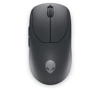 Alienware Pro Wireless Gaming Mouse - Ratón inalámbrico para juegos de 2.4 GHz, conectividad con cable USB, DPI ajustable, tecnología de sensor óptico, 6 botones programables, sensor IPS de 650