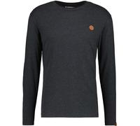 Alife And Kickin AlexAK A Manga larga, gris, tamaño S para Hombres