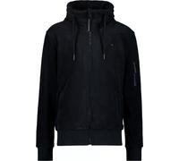 Alife And Kickin EliasAK F Fleece Zip Sweatshirt Sudadera con cremallera, negro, tamaño L para Hombres