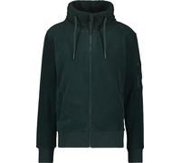 Alife And Kickin EliasAK F Fleece Zip Sweatshirt Sudadera con cremallera, verde, tamaño M para Hombres