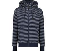 Alife and Kickin Sudadera con cremallera 'Trasher' marino / blanco, Talla M