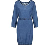 alife & kickin Doroak Dnm B Manga Larga Mujer de Mezclilla, Vestido de Verano, Tallas XS-XXL
