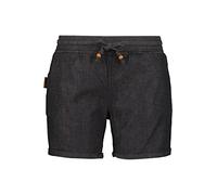 alife & kickin Janeak Pantalones Cortos, Black Denim, L para Mujer