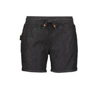 alife & kickin Janeak Pantalones Cortos, Black Denim, L para Mujer