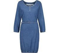 Alife & Kickin Vestido de verano para mujer DoroAK DNM B Longsleeve Dress Dark Denim XXL
