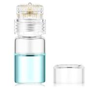 ALIIP Microneedling Stamp, Stamp de Microagujas con 1,0 mm Puntas Titanio, Microneedling Dermaroller Facial, Rodillo Barba de Titanio Microagujas, Needle 20 Pin con Botella de Suero Rellenable