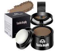 ALIIP Sombra para el Cabello, 4g Retocador de Raíces en Polvo Corrector de Raíces, Polvo para la Línea del Cabello Debilitado, Hairline Powder para Cubre Rápidamente Canas Mujer y Hombre (Café Oscuro)