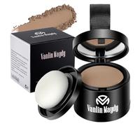 ALIIP Sombra para el Cabello, 4g Retocador de Raíces en Polvo Corrector de Raíces, Polvo para la Línea del Cabello Debilitado, Hairline Powder para Cubre Rápidamente Canas Mujer y Hombre(Marrón Claro)