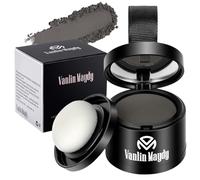 ALIIP Sombra para el Cabello, 4g Retocador de Raíces en Polvo Corrector de Raíces, Polvo para la Línea del Cabello Debilitado, Hairline Powder para Cubre Rápidamente Canas Mujer y Hombre (Marrón Gris)