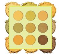 ALIIP Sombras De Ojos Professional, 9 Color Paleta de Sombras Ojos,Amarillo
