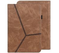 ALILANG Funda para Lenovo Tab P10 TB-X705F TB-X705L/M10 HD TB-X505F TB-X505L/M10 TB-X605F TB-X605L 10.1" Funda con soporte para bolígrafo, plegable Smart PU cuero para Lenovo Tab M10 Case (Marrón)