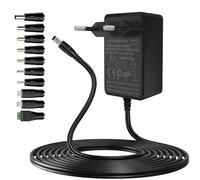 Alimentación 12 V 3 A | Alimentación universal DC12 V transformador 220 V 12 V 1 A 2 A 3 A | Adaptador universal de 36 W AC/DC 200 - 240 V 50 - 60 HZ 2 M cable 10 enchufes, CA - CC (0 ~3 A)