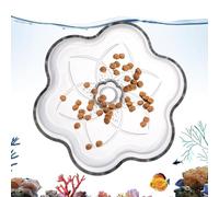 Alimentación para peces - con y forma de flor, para acuario - plato de alimentación para acuario | Para Tortuga Betta Tetra Camarón Agua salada y Agua Dulce en el hogar