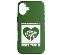 Alimentación Saludable, si la Naturaleza no lo Hizo, no lo Tomes Carcasa para iPhone 16 Plus