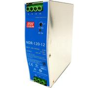 Alimentación Switching 12Vdc MeanWell NDR-120-12 2 Salidas Para Guida din