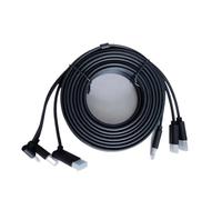 Alimentación USB 3 en 1 de Repuesto HDMI 5M Compatible con Juegos HTC Vive VR para número de Pieza