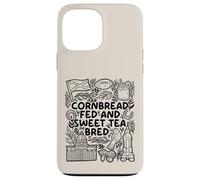 Alimentado con pan de maíz y té dulce criado - Southern Pride Carcasa para iPhone 13 Pro Max
