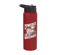 Alimentado por café Latte Macchiato Stainless Steel Insulated Water Bottle