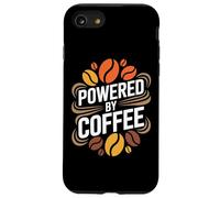 Alimentado por Coffee Bold Coffee Beans Cafeine Energy Carcasa para iPhone SE (2020) / 7/8