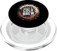 Alimentado por Cold Brew Coffee Aficionado PopSockets PopGrip para MagSafe