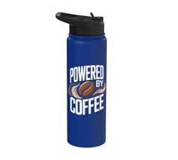 Alimentado por el consumo de café adicto a la cafeína Stainless Steel Insulated Water Bottle