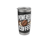 Alimentado por el consumo de café adicto a la cafeína Vaso térmico de acero inoxidable de doble pared