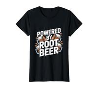 Alimentado por el Humor de la Bebida fría de la Cerveza de raíz Camiseta gráfica económica