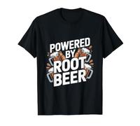 Alimentado por el Humor de la Bebida fría de la Cerveza de raíz Camiseta gráfica económica
