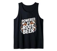 Alimentado por el Humor de la Bebida fría de la Cerveza de raíz Camiseta sin Mangas