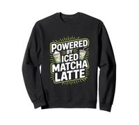 Alimentado por Iced Matcha Latte Cool Drink Sudadera