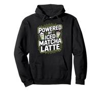 Alimentado por Iced Matcha Latte Cool Drink Sudadera con Capucha