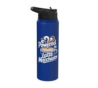 Alimentado por Latte Macchiato Coffee Energy Boost Stainless Steel Insulated Water Bottle