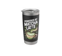 Alimentado por Matcha Latte Coffee Energy Boost Vaso térmico de acero inoxidable de doble pared
