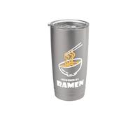 Alimentado por Ramen Funny Bowl of Noodles Sopa de fideos japoneses Vaso térmico de acero inoxidable de doble pared