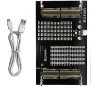 Alimentado por USB para analizador de diagnóstico RAM para laptop DDR4 DDR5 ranuras probador de placa base con visualización rápida de código de falla 15 x 9,2 cm