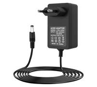Alimentador 12V 2A Adaptador de Corriente AC/DC, Fuente de Alimentación 12V 2A, Cargador Conector DC 5.5 x 2.5 mm, Adaptador de Pared para Dispositivos LED, Cámaras de Seguridad, Routers y Más