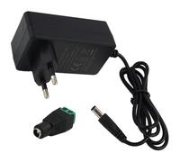 Alimentador 12V 2A, Fuente de Alimentación 12V DC 2A 24W, Adaptador Transformador de 230V AC a 24V DC, Alimentador Universal para Tiras LED, Cámaras de Seguridad y Más, Conector 5.5x2.1mm