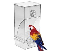 Alimentador automático de Aves, dispensador de alimentador de Aves sin Desastre, alimentadors automático de Jaula de Ave Transparente, Accesorios de Jaula de alimentadors de Loros