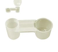 Alimentador automático de Bebedor de Aves, Taza de Botella de Agua de refrescos | Copa de alimentación de Bebedor de Aves Que Ahorra Agua - Dispositivo de diseño de Doble Puerto científico