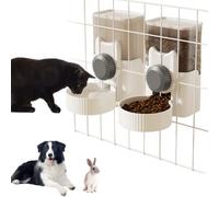 Alimentador AutomáTico De Conejos Comederos AutomáTicos Colgantes para Mascotas Y Dispensador De Agua 1L De Gran Capacidad Dispensador De Alimentos para Animales PequeñOs Accesorios De Jaula