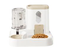 Alimentador Automático De - Conjunto De Agua Y Alimentador Automático De Gato | Combo De Alimentación De Mascotas De Gravedad Y Dispensador De Agua, Estación De Alimentos Y Agua para