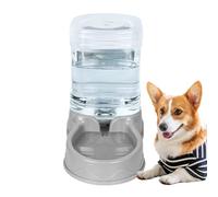 Alimentador Automático De - Dispensador De Agua De Mascotas | Dispensador De Alimentos para Perros De con Fuente De Bebida Móvil Que No Es Plug | Hervillera De Doble Alimentación Y Rieg