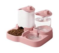 Alimentador automático de gatos y dispensador de agua - Contenedor a prueba de derrames 32.5x30x25cm | Alimentador de gato y dispensador de agua para tratar la alimentación gatito mascota cachorro